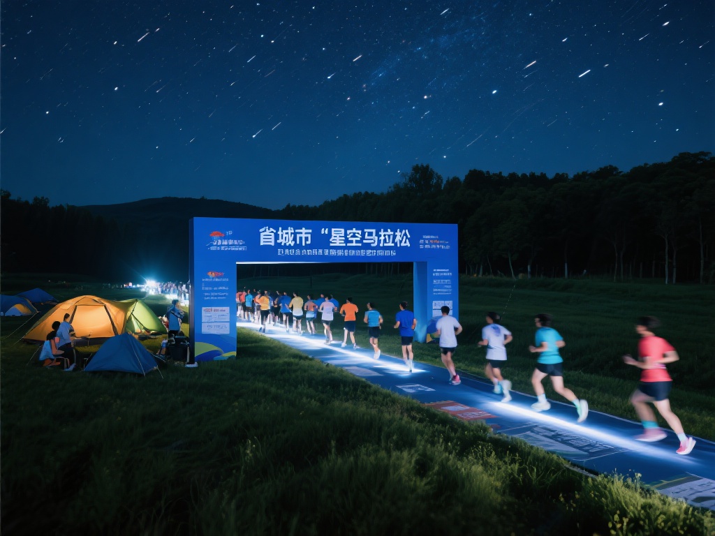 以某城市举办的“星空马拉松”为例，这项活动将赛道设